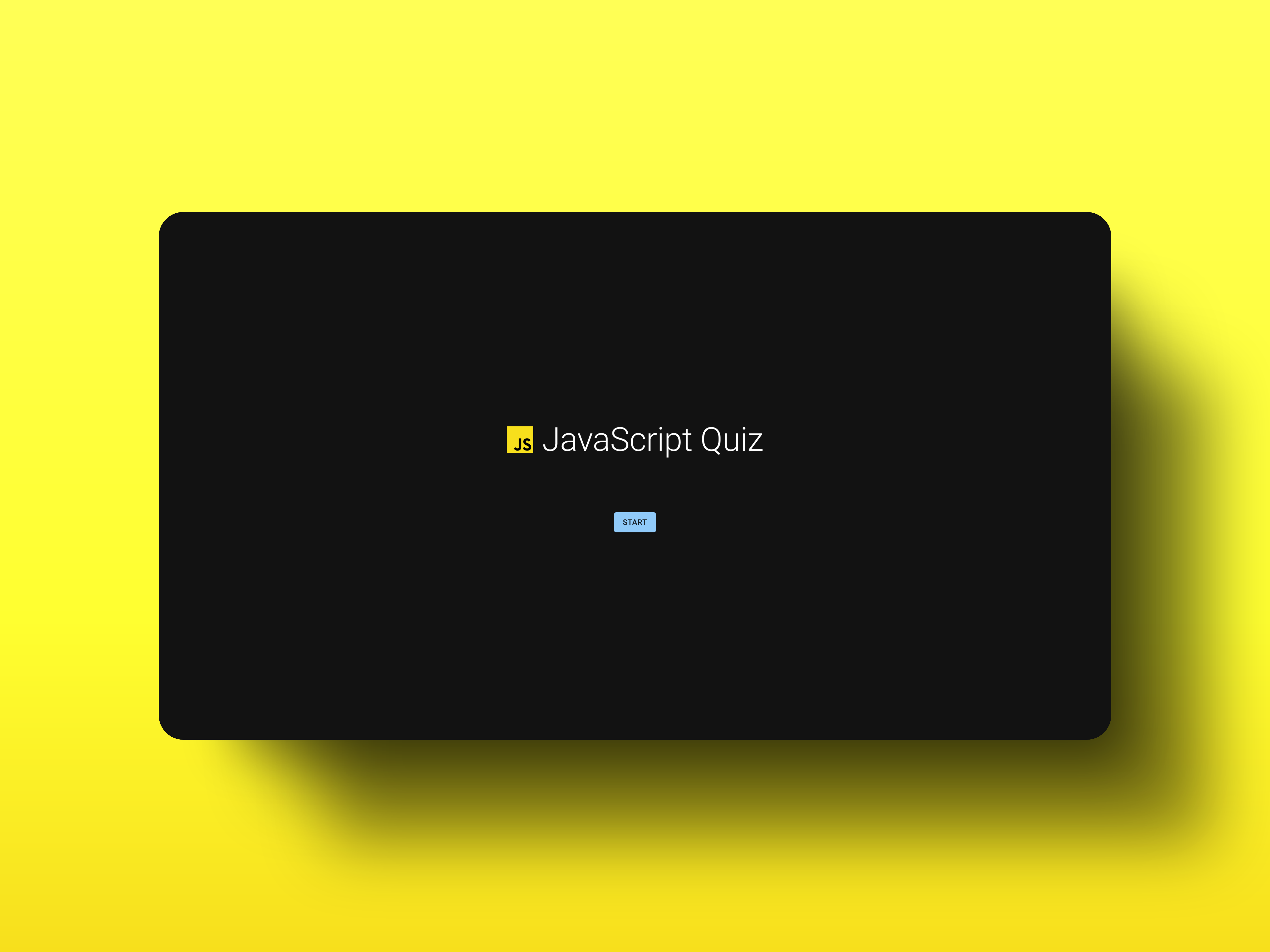 Javascript Quiz
